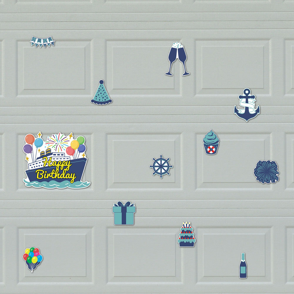Birthday Party Theme Magnetic Refrigerator Magnets