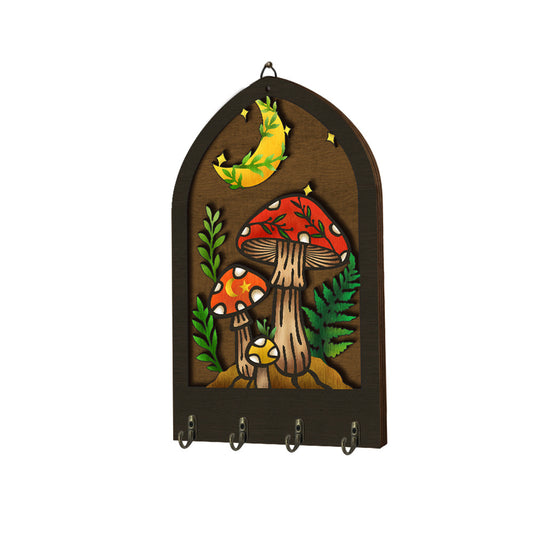 Bohemian Wooden Key Holder