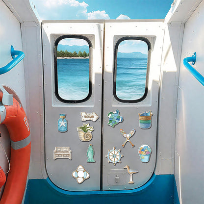 Beach Vacation Soft Magnetic Refrigerator Magnets