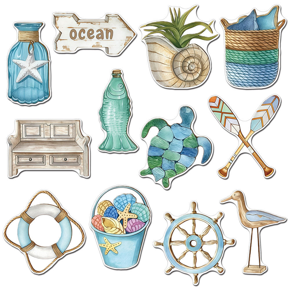 Beach Vacation Soft Magnetic Refrigerator Magnets