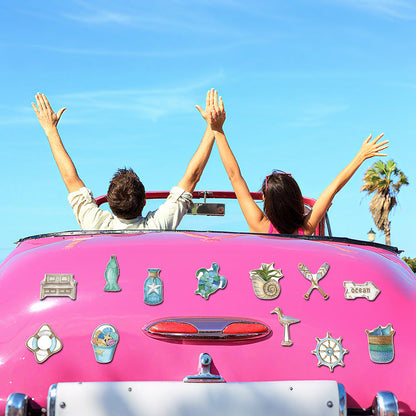 Beach Vacation Soft Magnetic Refrigerator Magnets