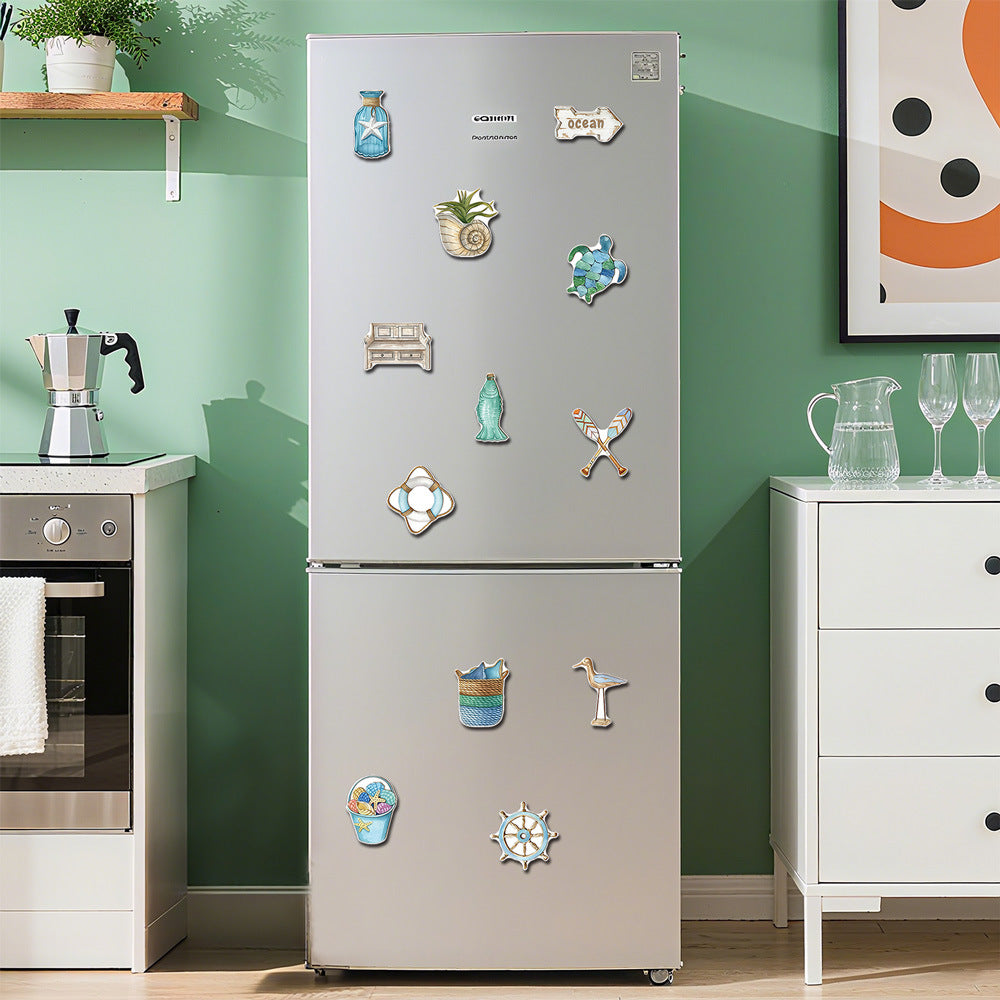 Beach Vacation Soft Magnetic Refrigerator Magnets